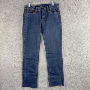 BCBG MAXAZRIA‎ Jeans Womens 28 Blue Denim May Fashion Slim Live Edge Hem 30"x29"
